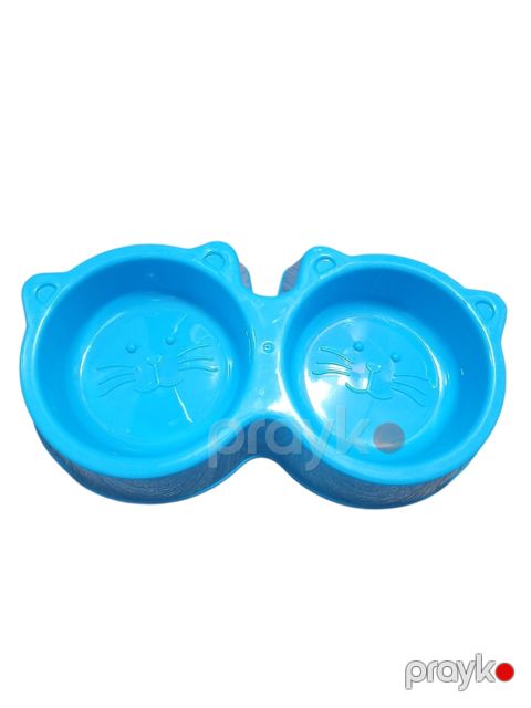 Yemək və su qabı, plastik, mavi, 12 sm — Bakı