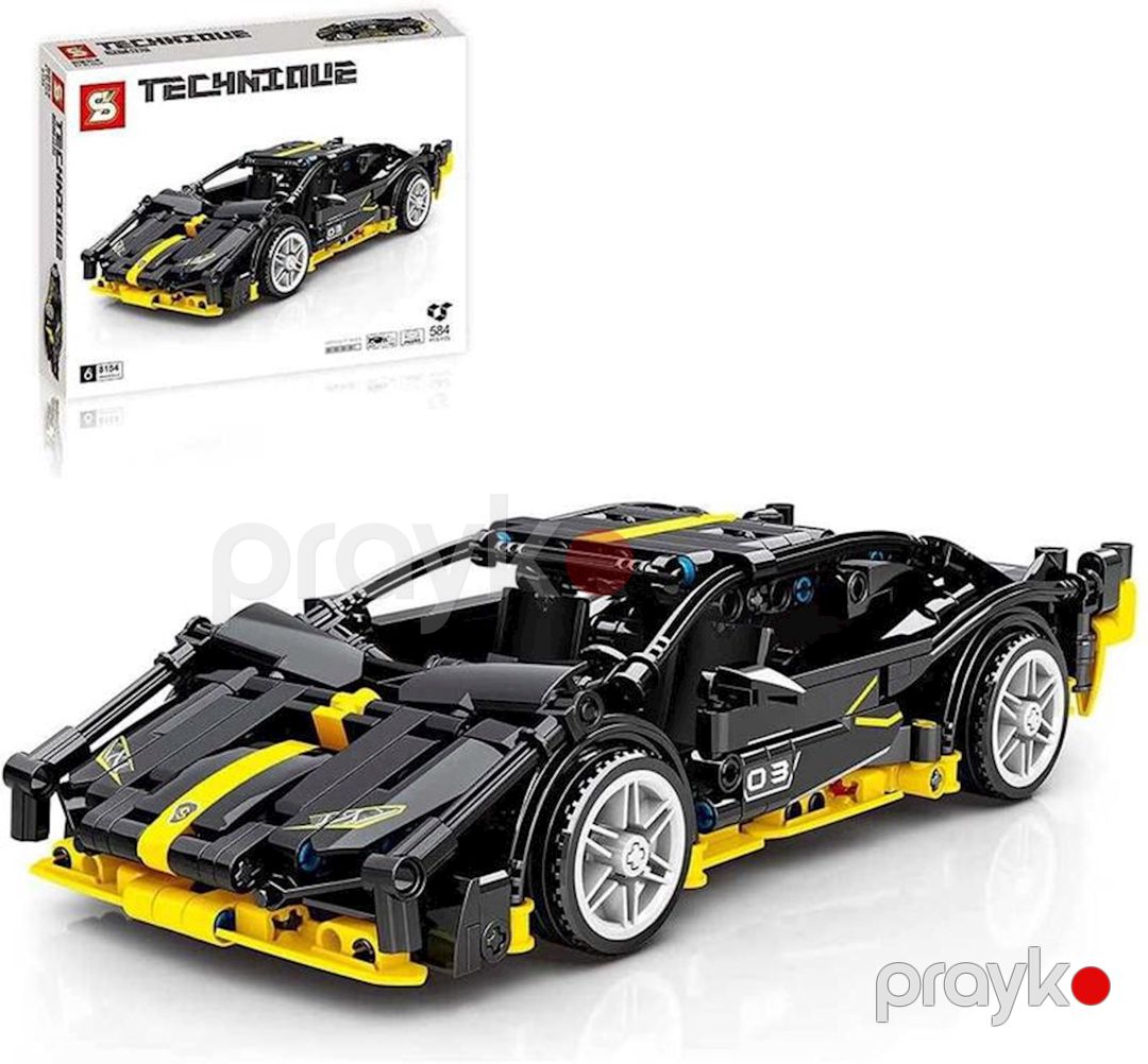 Qurma model Senco Lamborghini Sian Sportcar sarı, 584 hissə — Mallar, Bakı (2)
