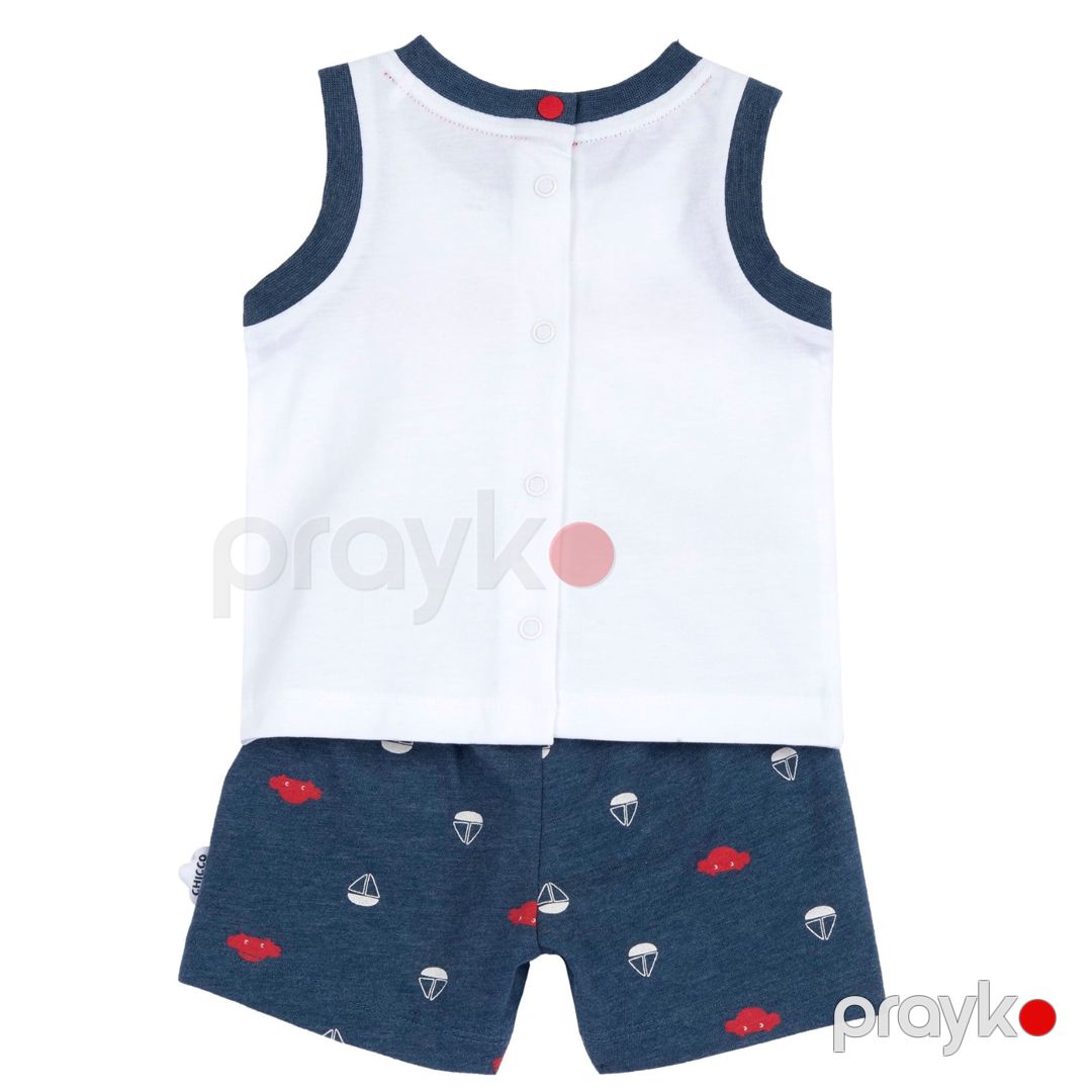 Oğlanlar üçün şortlu dəst Chicco 9101438000000-85, rəngbərəng, pambıq, ölçü 12 ay — Mallar, Bakı (2)