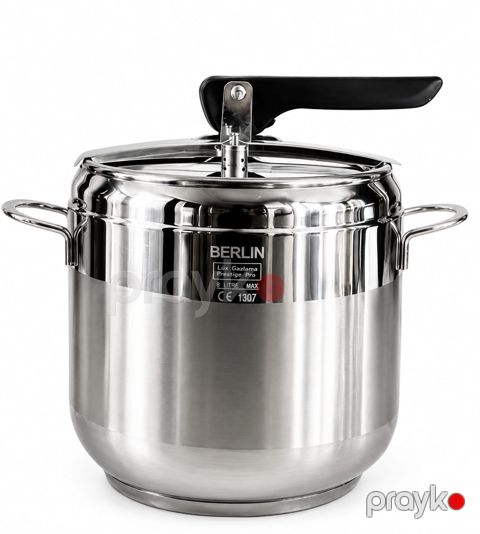 Qazan Berlin, 7 l, paslanmayan polad, 22 sm — Bakı