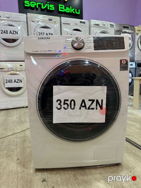 Samsung paltaryuyan maşın – EcoBubble, Digital Inverter, 7 kq - Ön — Bakı