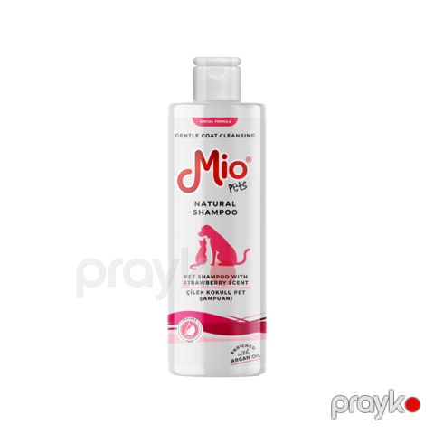 İtlər və pişiklər üçün şampun Mio Pets, çiyələk ətri ilə, 400 ml — Bakı