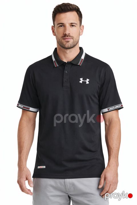 Polo köynək kişilər üçün VC_2006170, qara, poliester, ölçü 3XL — Bakı