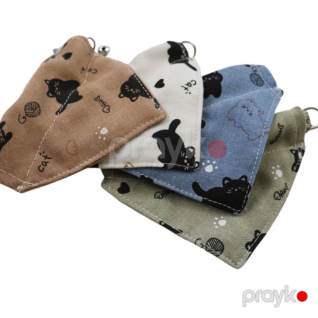 Boyunluq-bandana pişiklər üçün, bej, ölçü S — Mallar, Bakı (2)