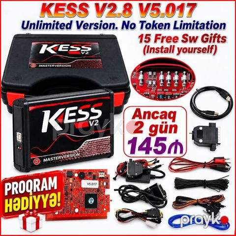"Kess" chip tuning cihazı. Kess V2 V5.017 EU Versiyası. SW V2.8 — Lənkəran