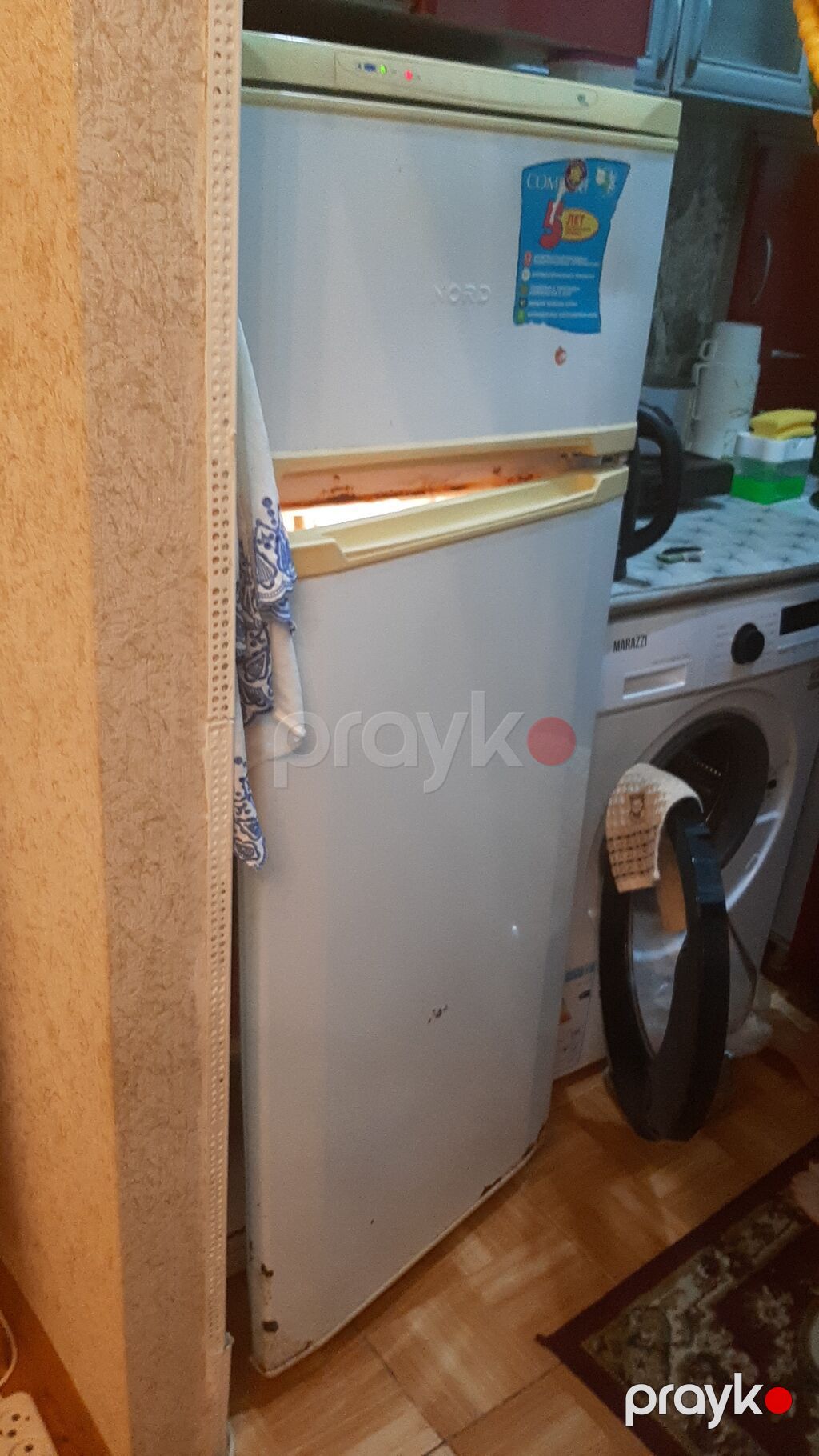İşlənmiş 2 qapılı Nord Soyuducu Satılır, rəng - Ağ — Soyuducular, Bakı (2)