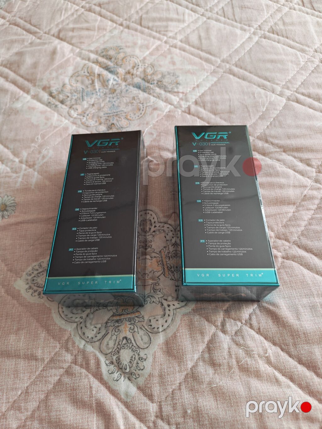 VGR V-030 Professional – saç və saqqal üçün USB-lə doldurulan trimmer — Saç kəsmə maşınları, Bakı (4)