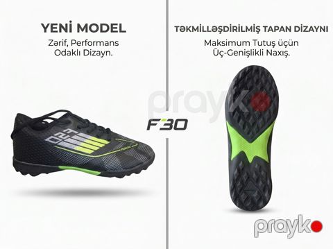 Futbol butsları VC_2792493, süni dəri, qara, 31 ölçü — Bakı