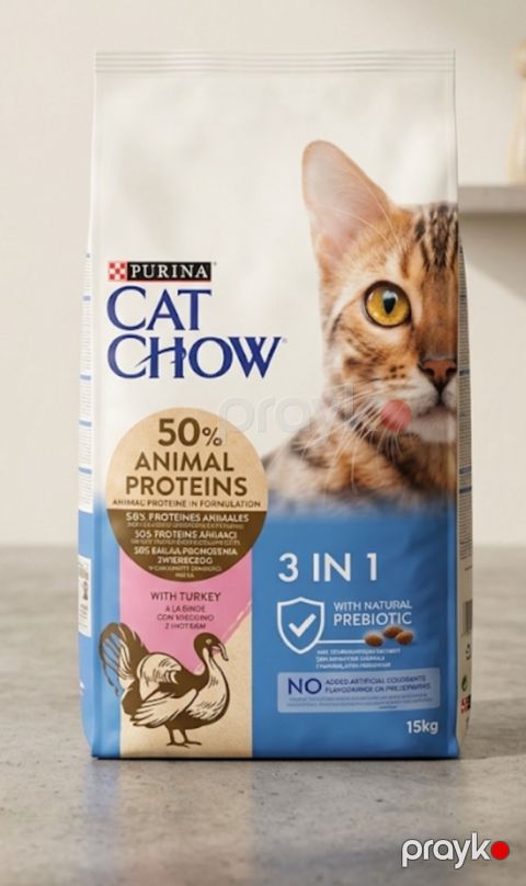 Quru yem yetkin pişiklər üçün Purina Cat Chow, 15 кq — Bakı