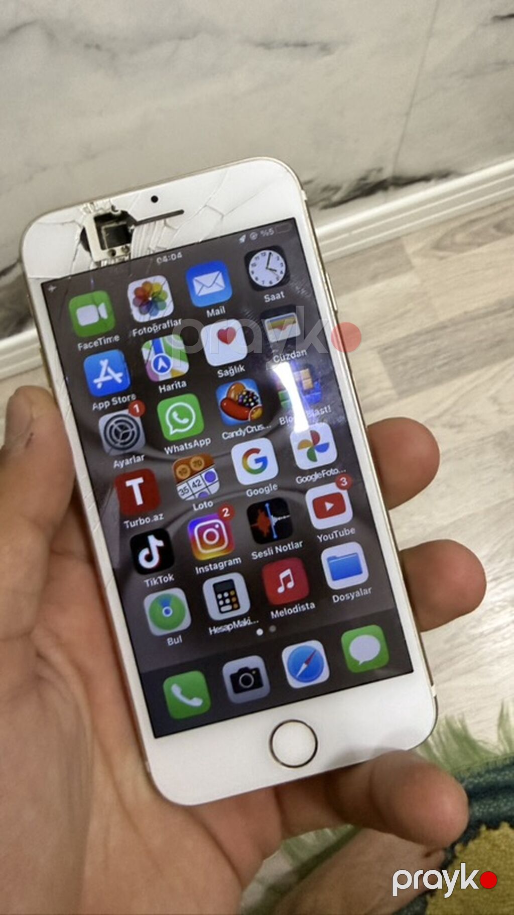IPhone 7, 32 GB, Qızılı, Barmaq izi — Apple iPhone, Bakı (8)