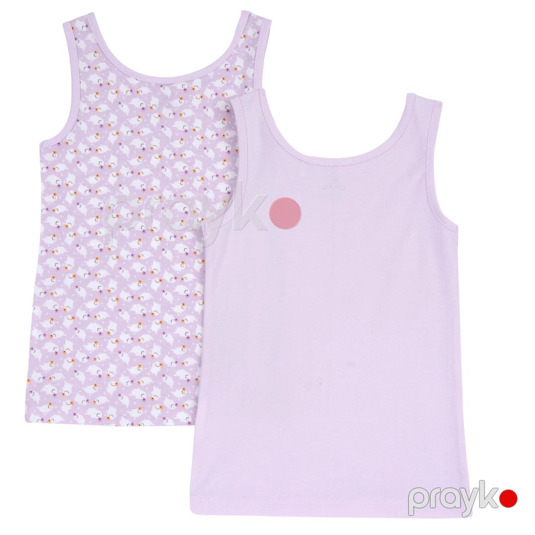 Qızlar üçün 2 ədədli mayka dəsti Chicco 9102960000000-12, yasəməni, pambıq/elastan, ölçü 4 yaş — Mallar, Bakı (2)