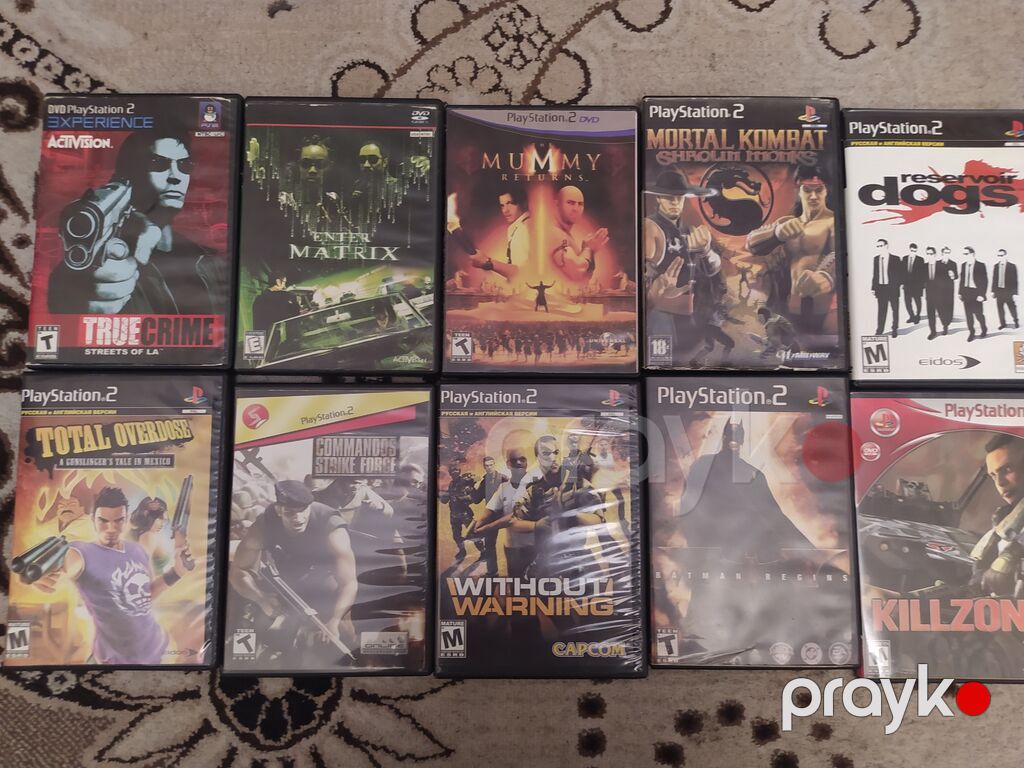 PlayStation 2 üçün böyük fiziki disk kolleksiyası PS2 üçün müxtəlif — Konsol oyunları, Bakı (2)
