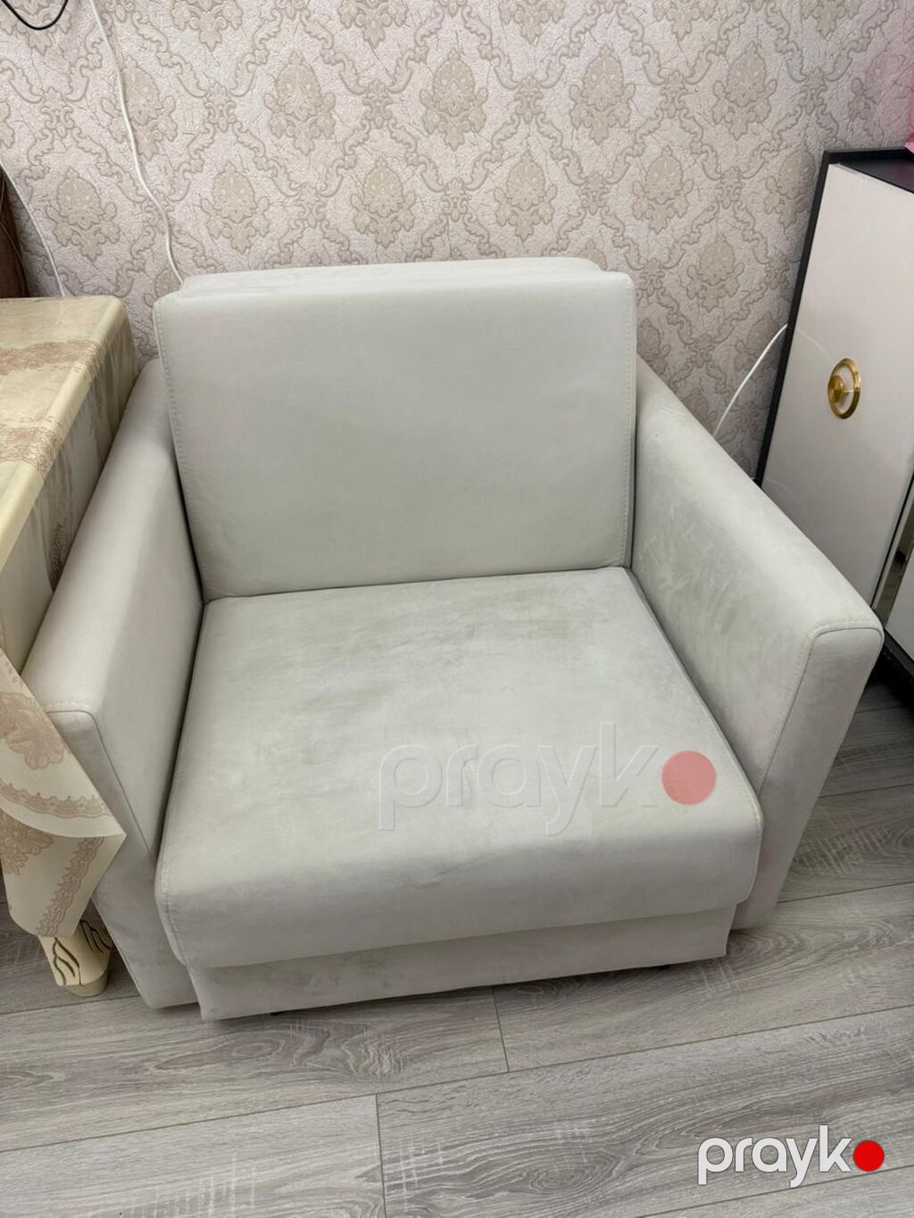 Yataq otağı və zal üçün dəst mebel Yataq başlığı: Yumşaq krem — Yataq otağı mobilya dəstləri, Novxanı (3)