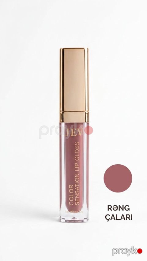 Dodaq parıldadıcısı Jev Color Sensation N59 Çəhrayı-bej 6 ml — Bakı