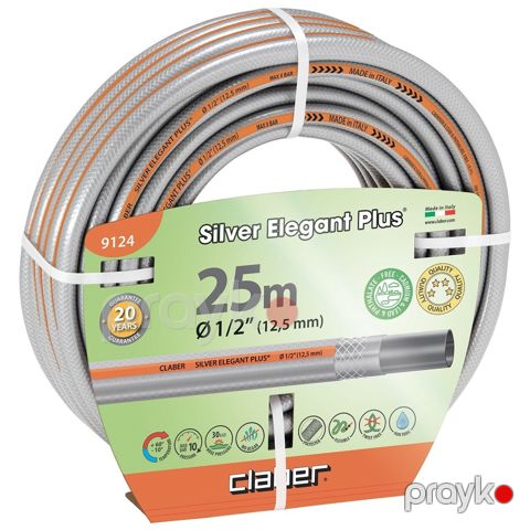 Suvarma üçün şlanq Silver Elegant Plus 1/2" 25 m, kod 9124 - 8000625091249 — Bakı