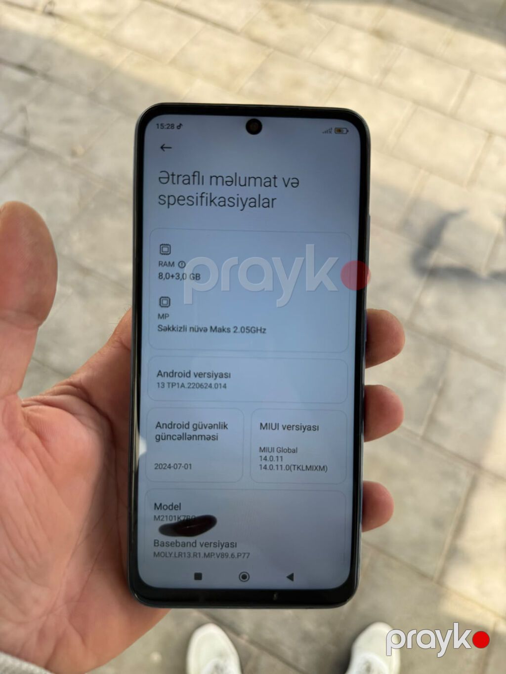 Redmi Note 10S, 128 GB, rəng - Mavi, Barmaq izi — Xiaomi, Bakı (3)