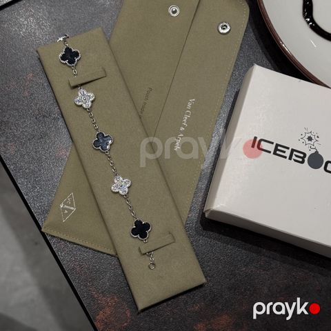 Uniseks qolbaq VC-0246, paslanmayan polad, qara/gümüşü — Bakı