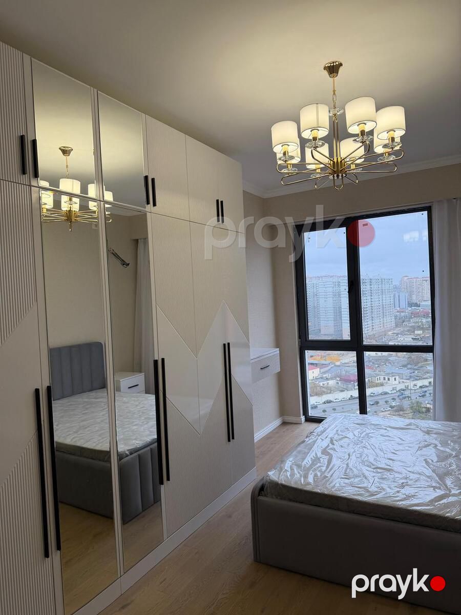 İcarəyə verilir 3 otaqlı yeni tikili 80 m² — Mənzil, Bakı (10)