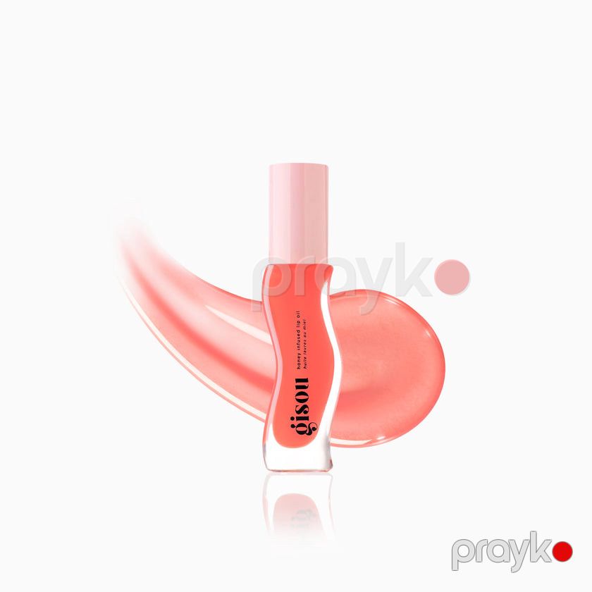 Dodaq üçün yağ Gisou Honey Infused - Bee-LLini Peach 8 ml — Mallar, Bakı (2)