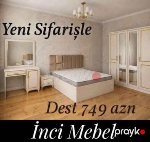 Yataq otağı mebeli dəsti – “İnci Mebel” Yeni sifarişlə Dəst tərkibi — Bakı
