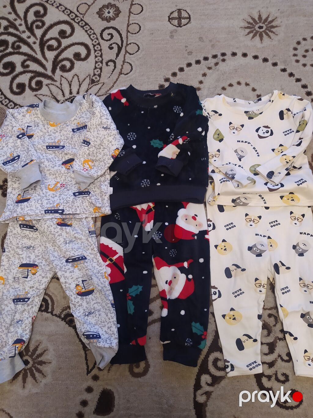 Uşaq geyim dəsti – 4 komplekt Tərkib: - 1 komplekt: tünd mavi svitşot — Uşaq geyimi, Bakı (5)