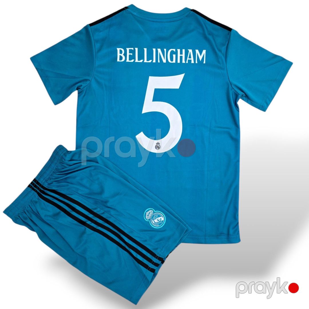 İdman kostyumu azarkeşlər üçün Real Madrid Bellingham 5 Retro, ölçü L — Mallar, Bakı (2)