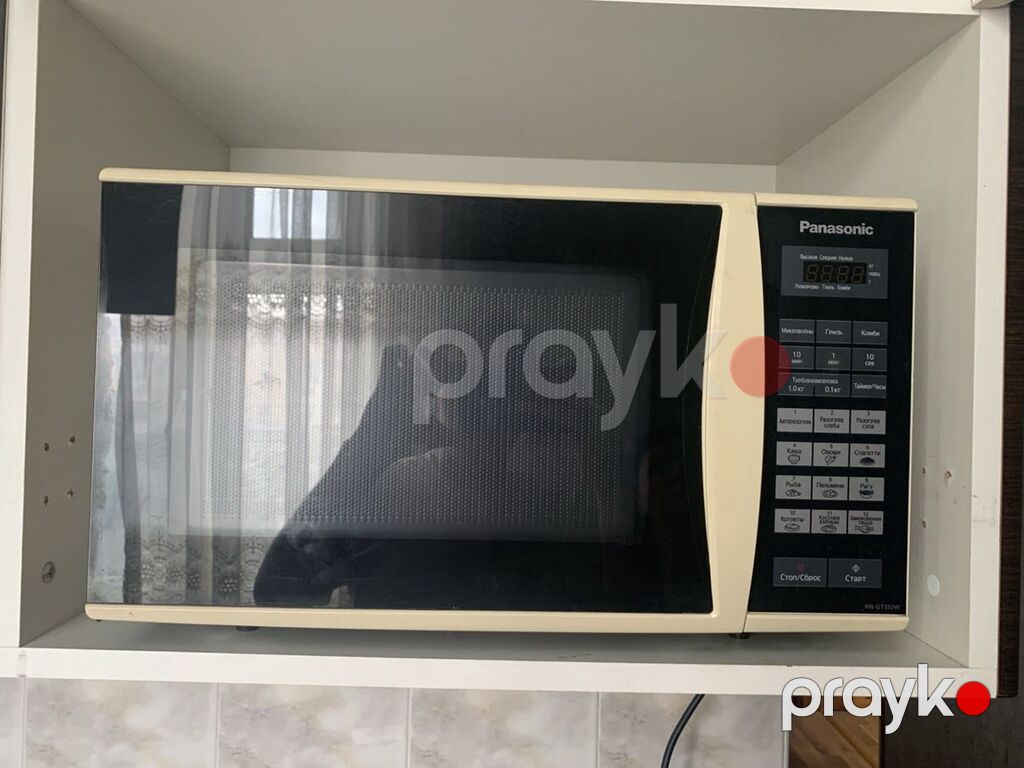 Mikrodalğalı soba Panasonic, Ayrıca dayanan, Qril ilə, rəng - Qara, İşlənmiş — Mikrodalğalı sobalar, Digah (2)