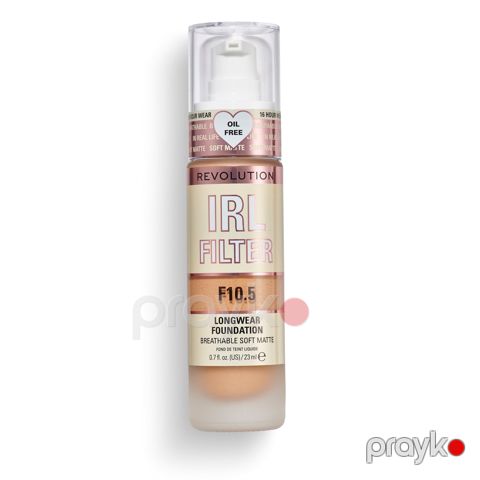 Tonal baza Makeup Revolution IRL Filter Longwear F10.5 23 ml — Bakı