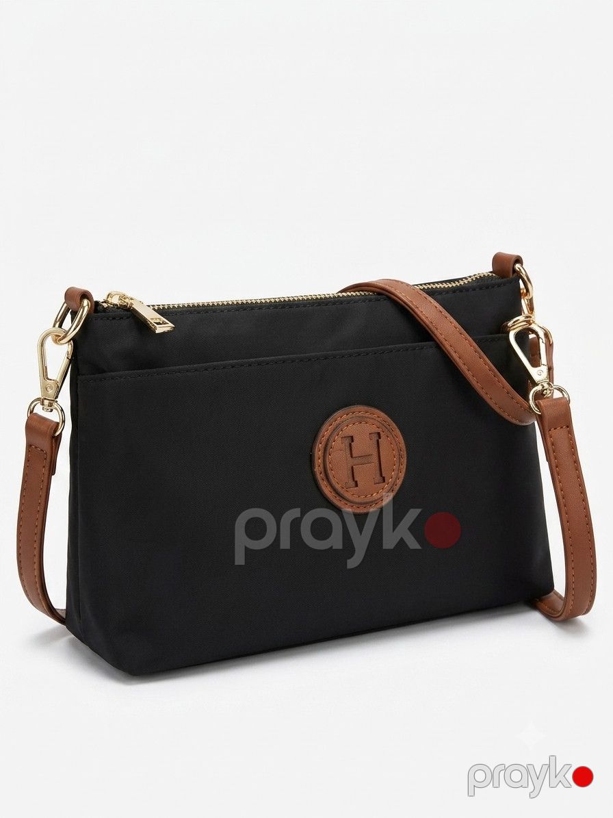 Çiyin çantası No brand, Qara, Plaşlıq parça, 25 sm — Mallar, Bakı (3)