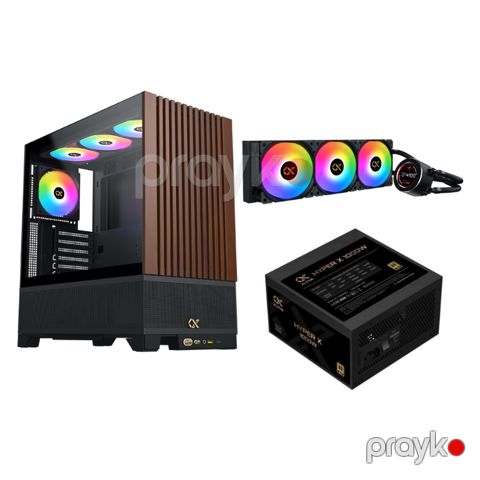 Xigmatek Kombo – Xigmatek Endorphin WD Case + Xigmatek Frozr-o II 360 Cooler + Hyper X 1000W Gold (XIG-CCP-106) — Bakı
