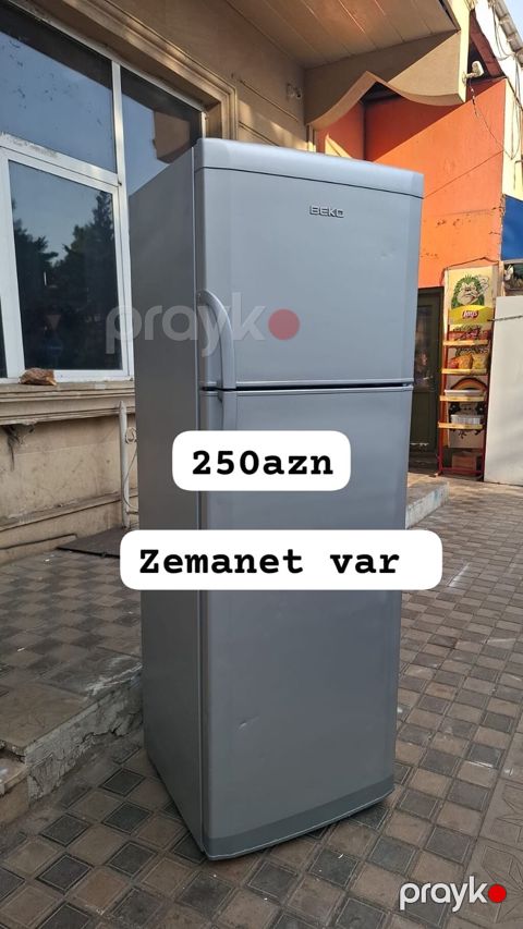 Beko iki qapılı soyuducu - Üst kamerada dondurucu, alt kamerada