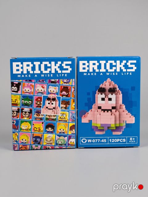 Konstruktor Bricks Patrick Star W-077-45, 8+, 120 element — Bakı