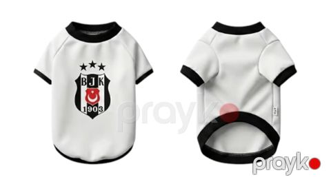 İtlər və pişiklər üçün geyim 2, ağ/qara, parça, ölçü XL — Bakı