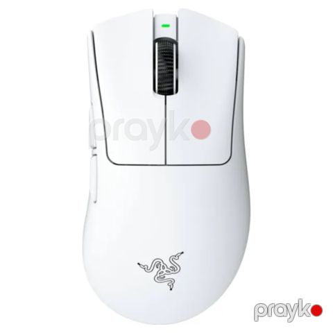 Razer Mouse DeathAdder V4 Pro Gen-2, RGB, Usb-a/wl/bt, white (RZ01-05330200-R3G1) — Pctech — Klaviaturalar və siçanlar
