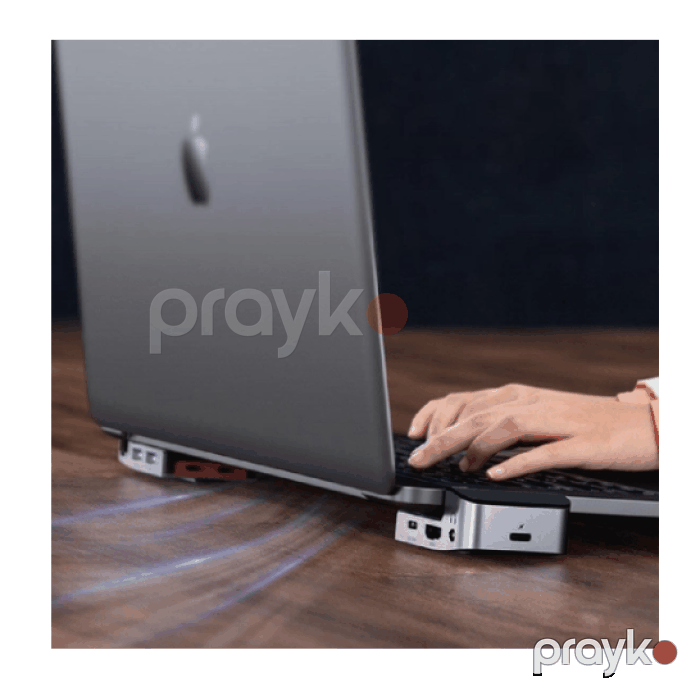 USB HUB Baseus Armor Age Type-C Bracket Multifunctional HUB Adapter HDMI RJ45 USB 3.0 Type-C CAHUB-AJ0G Space Gray — Elektronika, Bakı (2)
