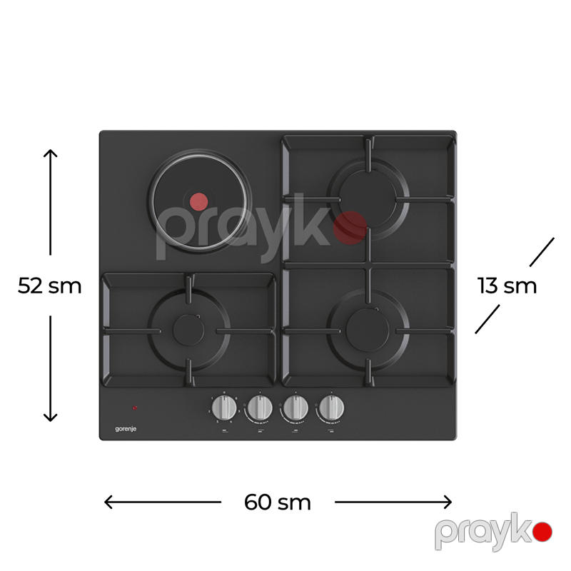 Bişirmə paneli Gorenje GE680MB — Plitələr, Bakı (5)