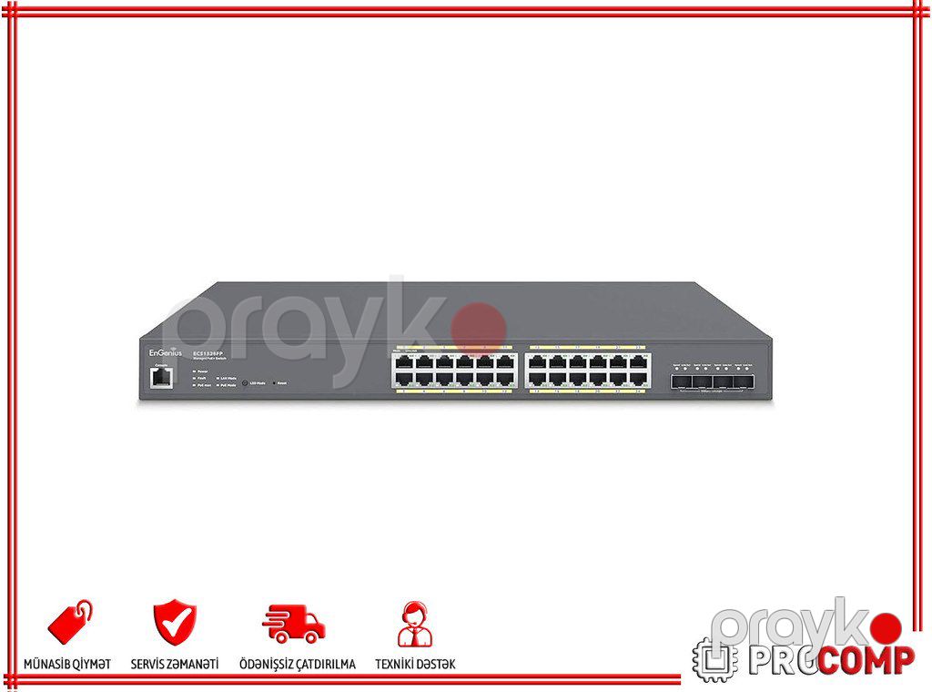 EnGenius Switch — Şəbəkə və server avadanlığı, Bakı (3)