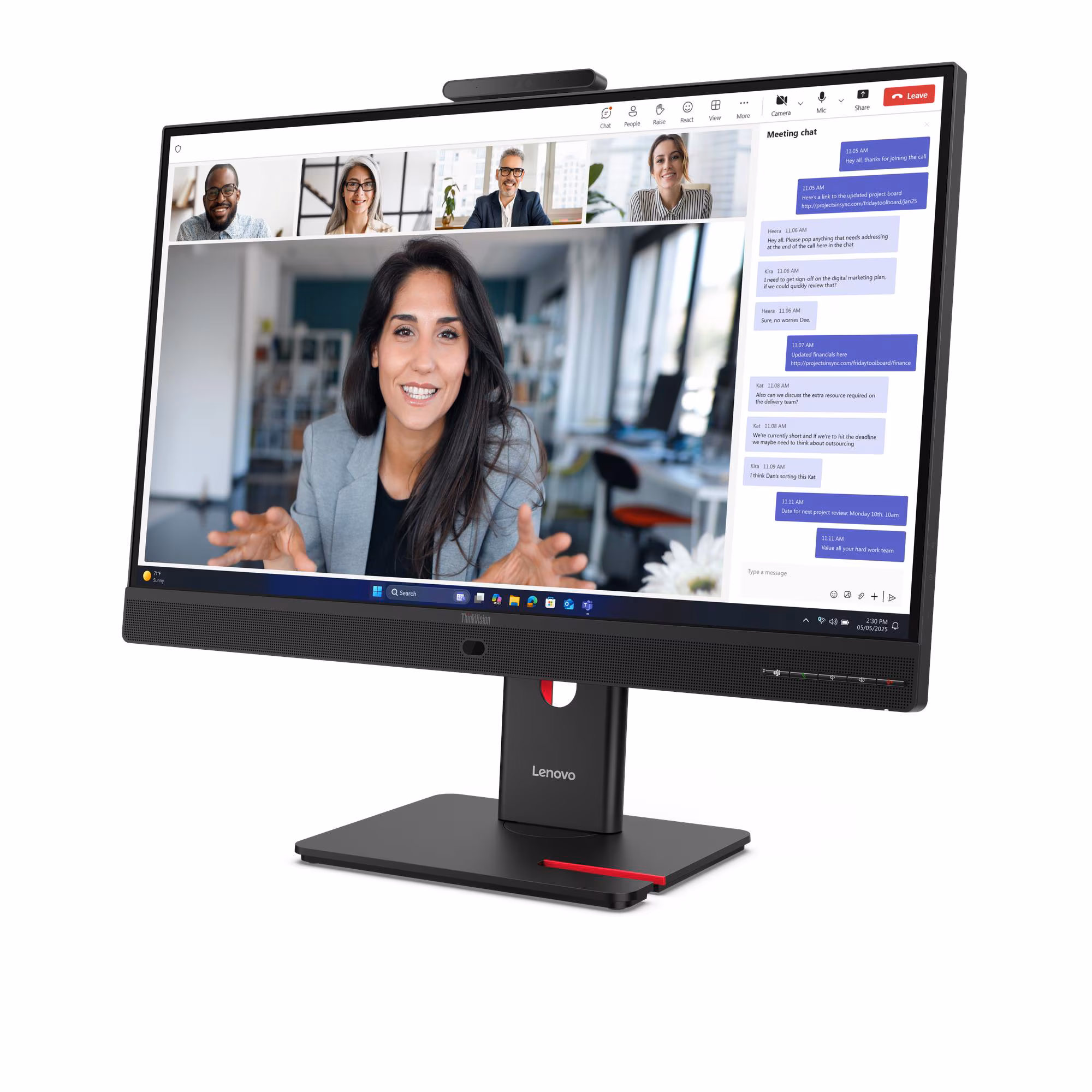 Monitor Lenovo ThinkVision T27QD-4v 27 (64B8UAR1EU) — Monitorlər, Bakı (2)
