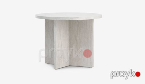 Jurnal masası Jysk Nielshave, travertin, 55 sm — Bakı