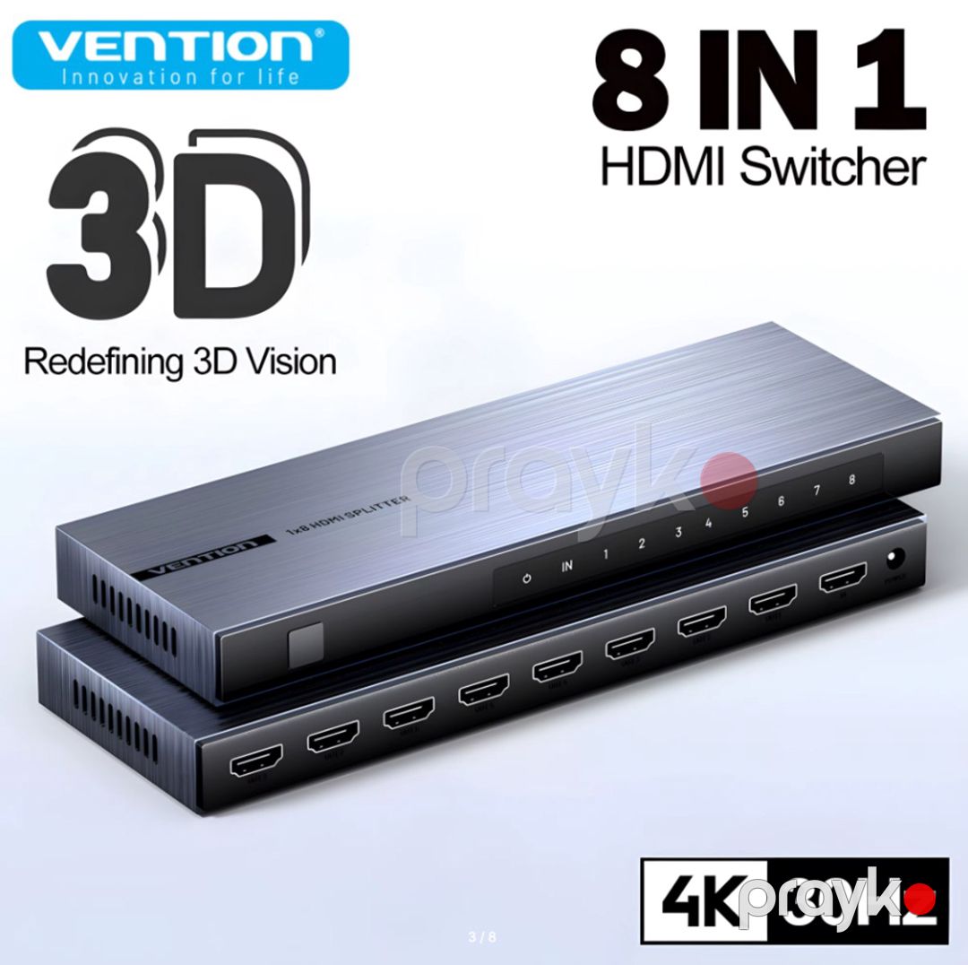 HDMI Spliter 8in1 4K — Periferik cihazlar, Bakı (9)