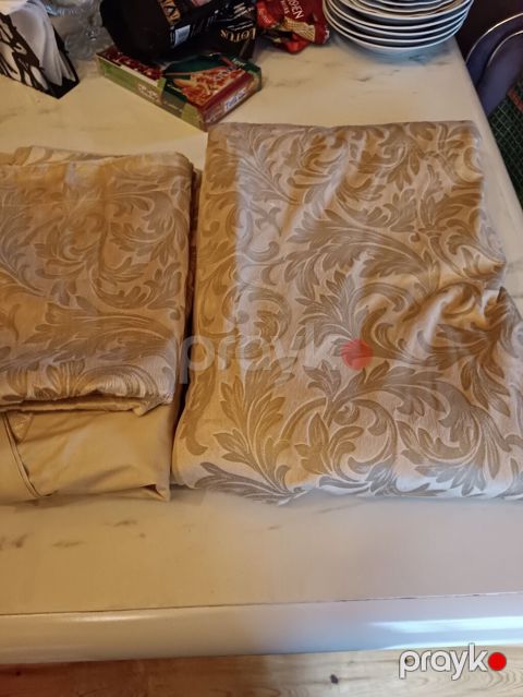 Luxury “L” brend yataq dəsti - Material: Yüksək keyfiyyətli satən — Masazır