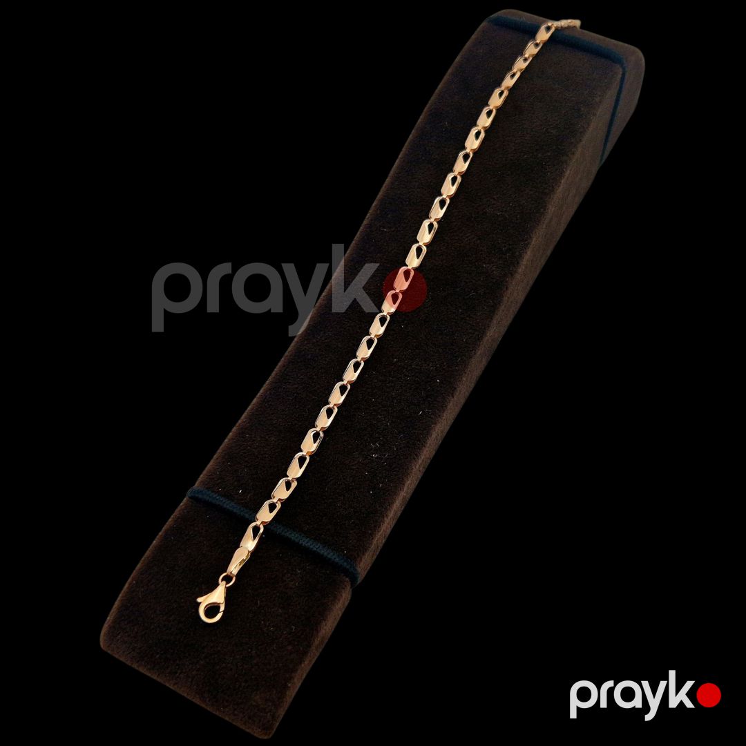 Qolbaq uniseks Trendgold_704, qızıl 585 əyar VJ686570 — Mallar, Bakı (3)