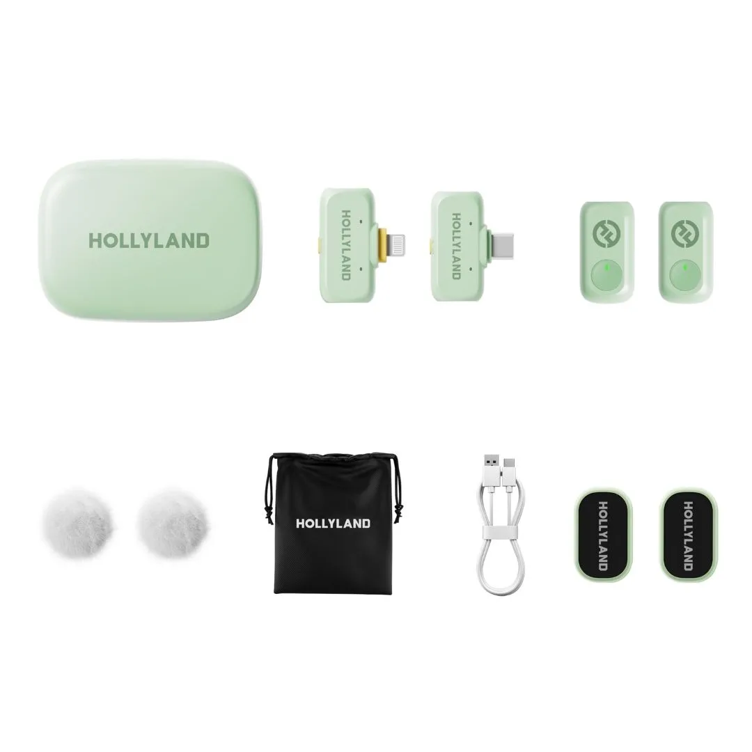 Mikrafon Hollyland Lark A1 Combo Green — Mikrafonlar, Bakı (2)