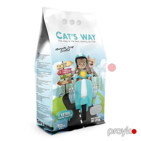 Pişiklər üçün topalanan doldurucu Cat's Way Marseille Soap, 10 l — Bakı