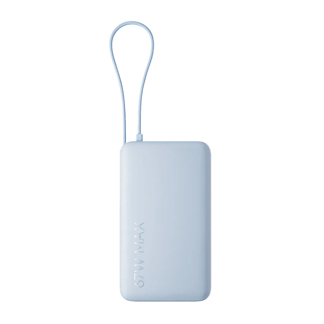 Xiaomi 67W Power Bank 10000 (Integrated Cable) Ice Blue — Bakı