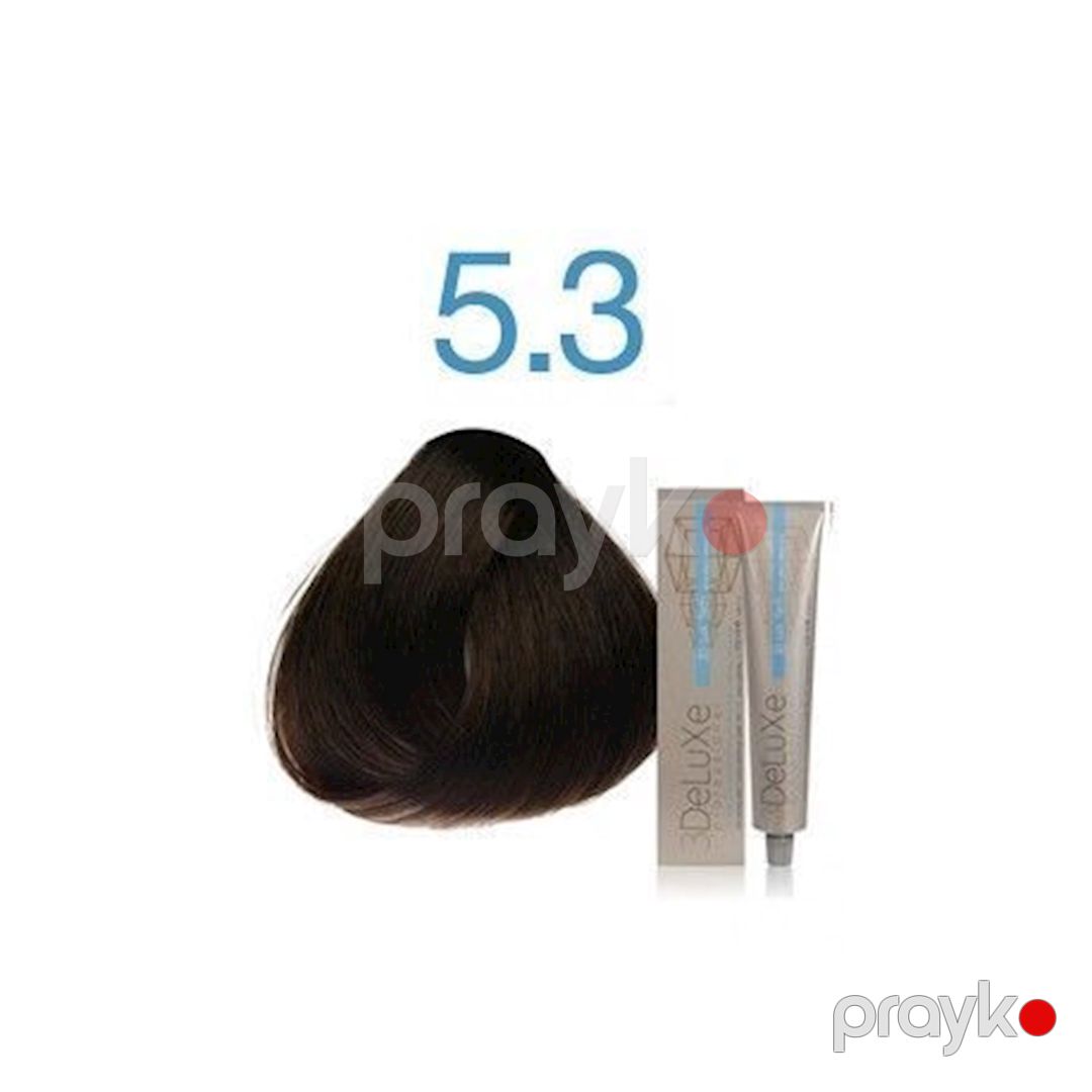 Saçlar üçün boya 3Deluxe Professional 5.3 Açıq xurmayı qızılı, 100 ml — Mallar, Bakı (2)