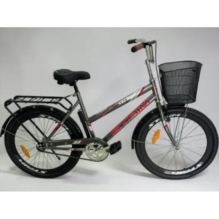 Velo Stream JU191 Şəhər Velosipedi 24" Qırmızı — Bakı