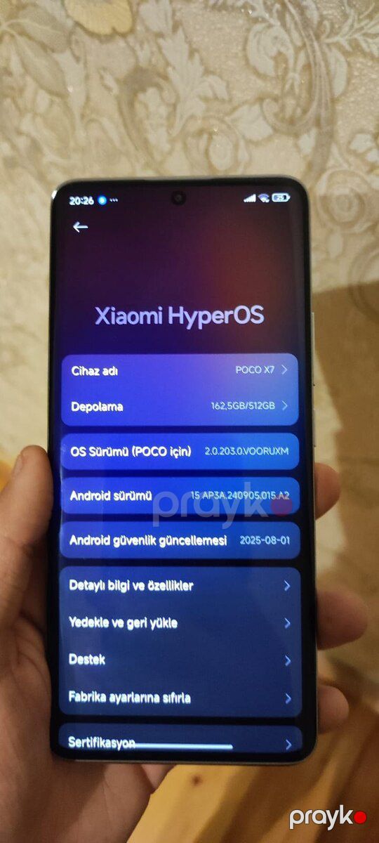 Xiaomi Poco X7 Silver 512GB/12GB — Smartfonlar, Gəncə (4)