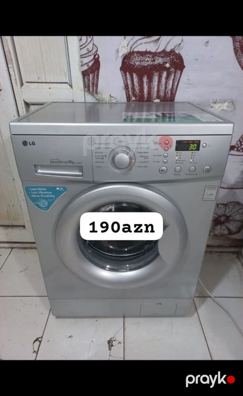 Məhsul: LG paltaryuyan maşın - Ön yükləməli, 6 kq yuma həcmi - Direct — Bakı