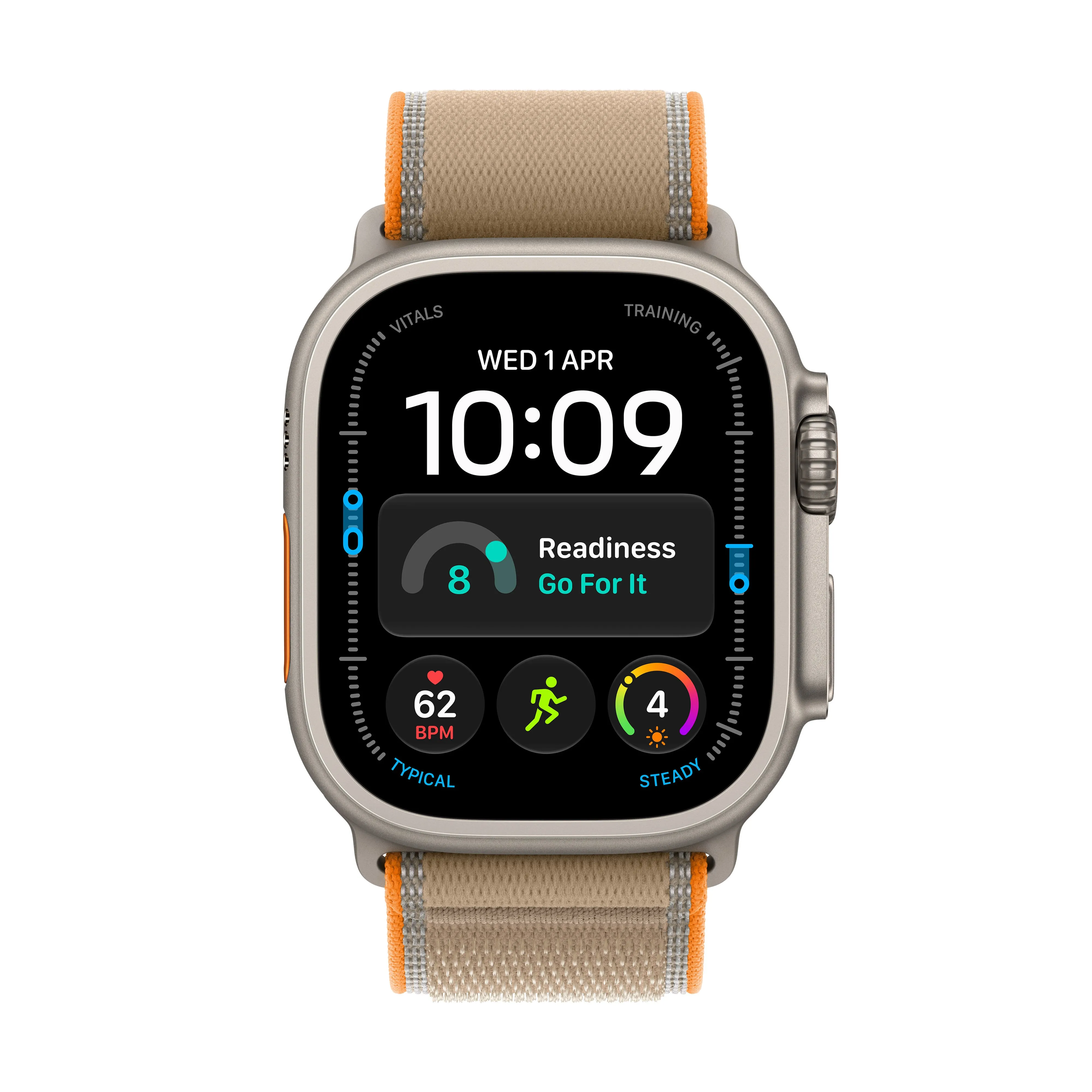 Smart saat Apple Watch Ultra 4 GPS + Cellular, 49mm Natural Titanium Case with Sand Trail Loop - M/L (MJAQ4QI/A) — Bakı